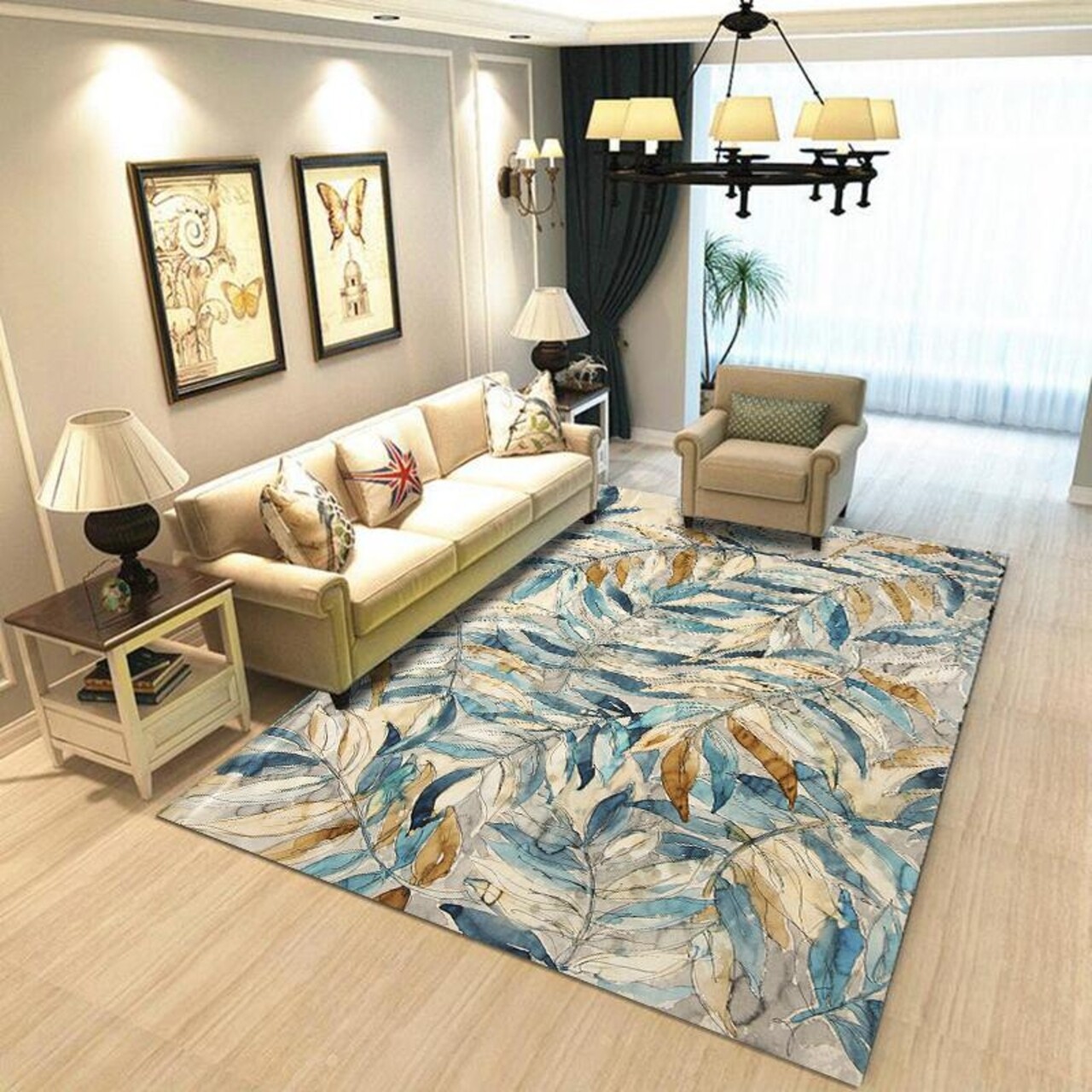 Covor Leafs, Heinner, 200x300 cm, poliester, multicolor - imagine 3